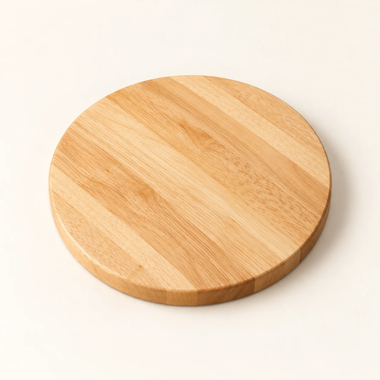 Acorn Round Board, natural rubberwood round board