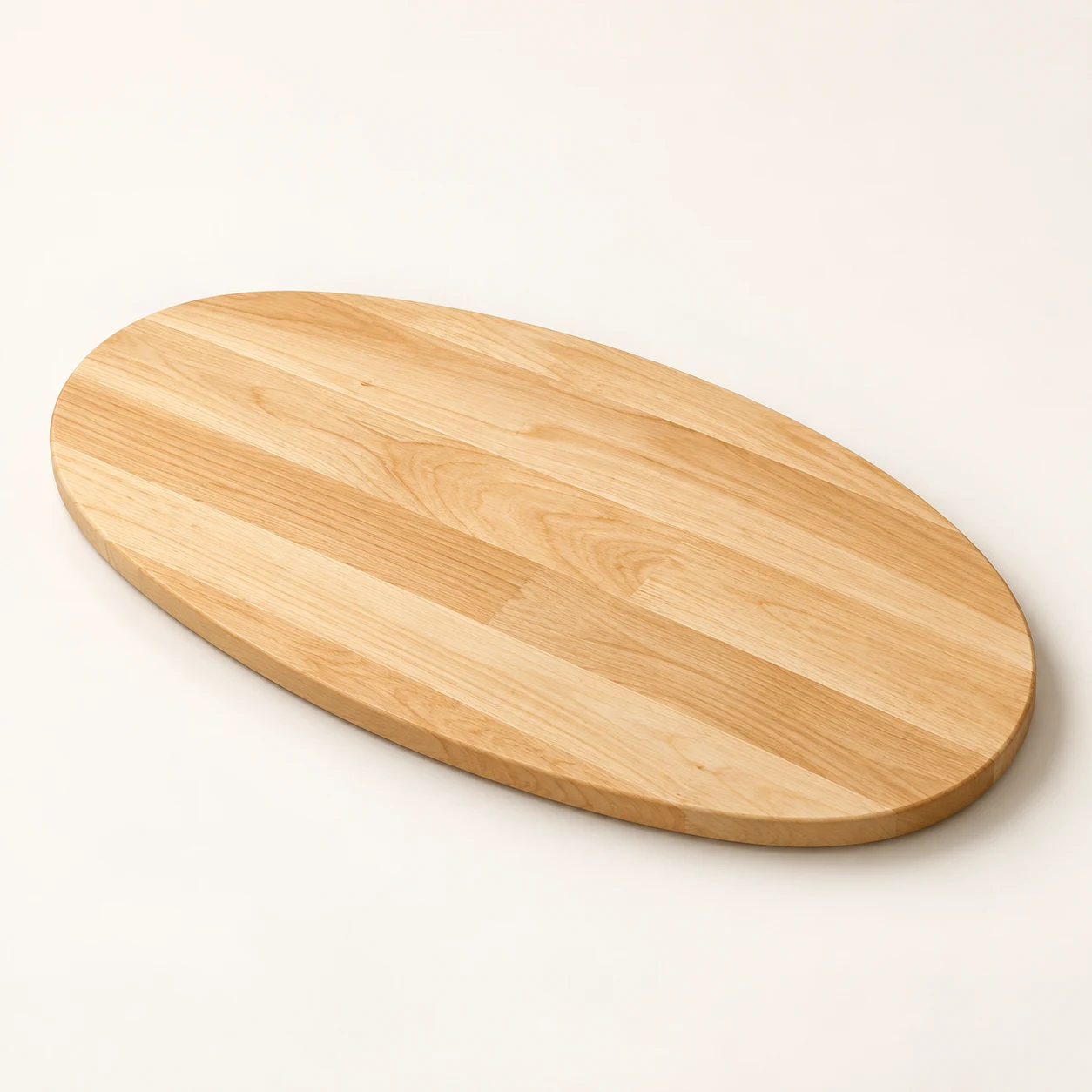 Meadow Gathering Board, natural rubberwood oval board