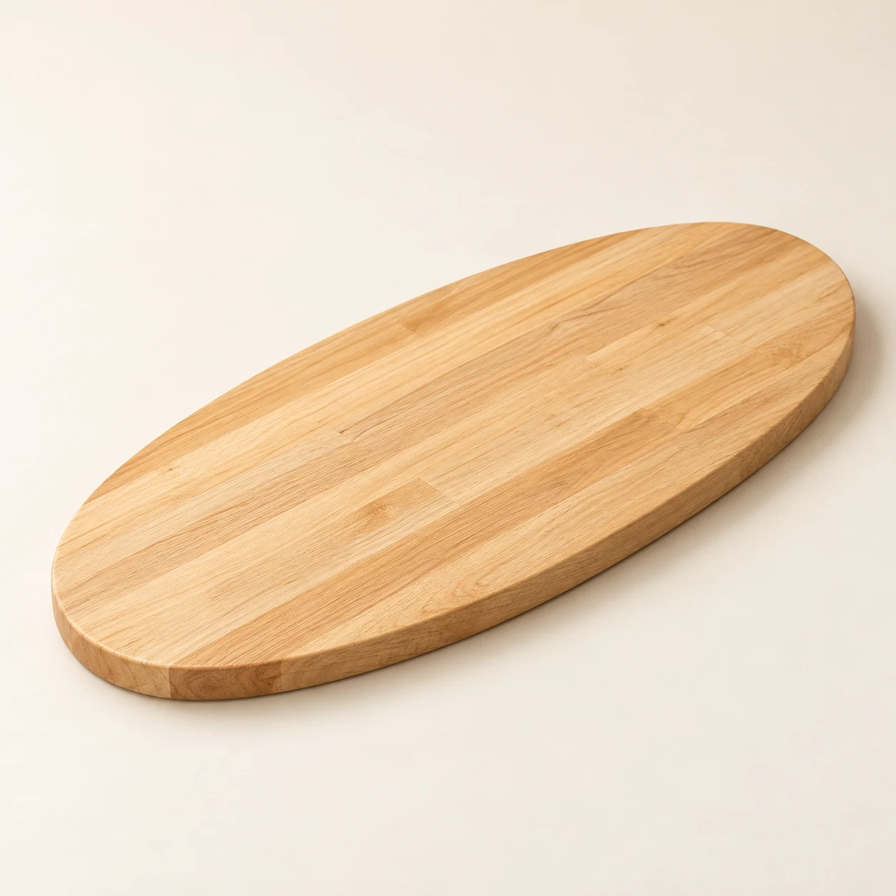 Harvest Gathering Board, natural rubberwood oval board